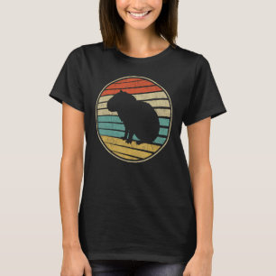 T-shirt Capybara Mignon Rétro Vintage 70s 80s Capybara