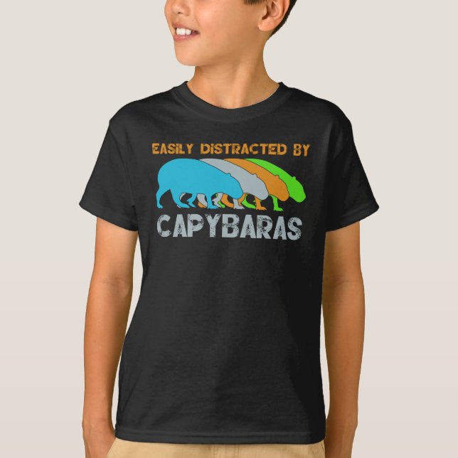 T-shirt CAPYBARA Ochon d'eau Funny Capybaras (Devant)