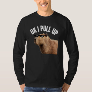 T-shirt Capybara OK je monte le rongeur animal respect bla