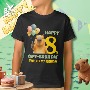 T-shirt Capybara personnalisé JOURNÉE CAPYBREUSE 8e annive