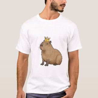 T-shirt Capybara Royalty: The King of Chill.
