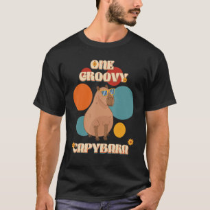 T-shirt Capybara super En Lunettes 70ème Style Capy Pet Ro