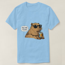 T-shirt Capybara Trop Cool pour s'en Soucier