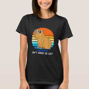T-shirt Capybara Vintage Retro Ne vous inquiétez pas être