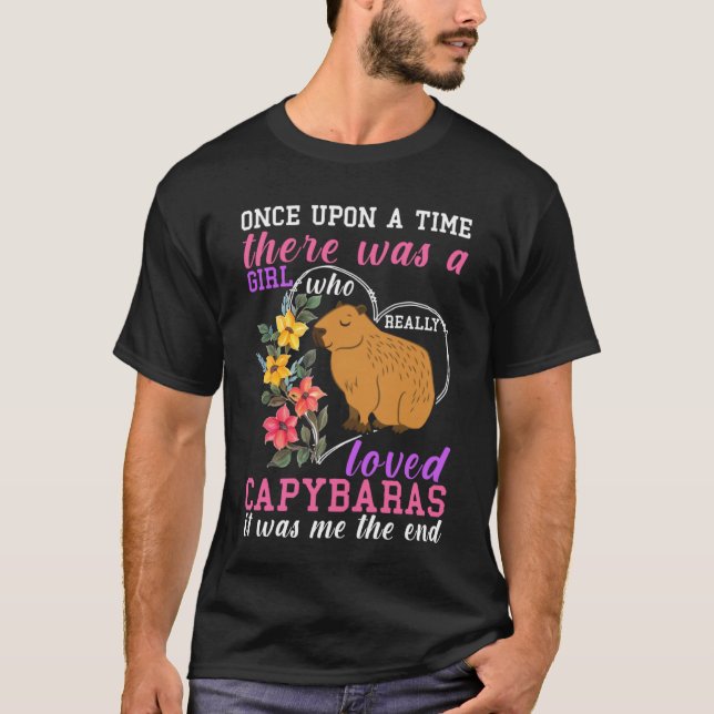 T-shirt Capybara Women Love  Capybara (Devant)
