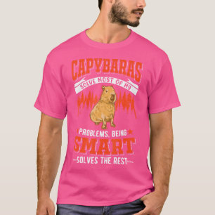 T-shirt Capybaras Résoudre La Plupart De Mes Problèmes Cap