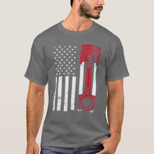 T-shirt Car Enthousiaste de la Piston Muscle