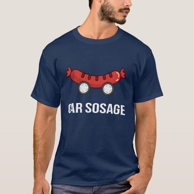 T-shirt car sosage 2021 e funny (Devant)