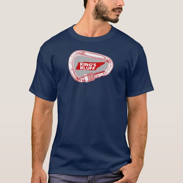T-shirt Carabiner d'Escalade King's Bluff Tennessee Rock (Devant)