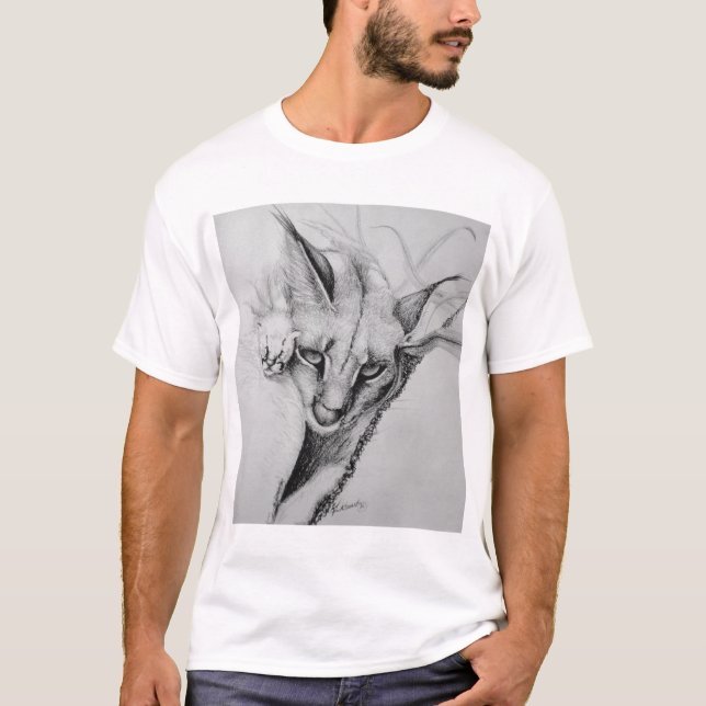 T-shirt caracal (Devant)