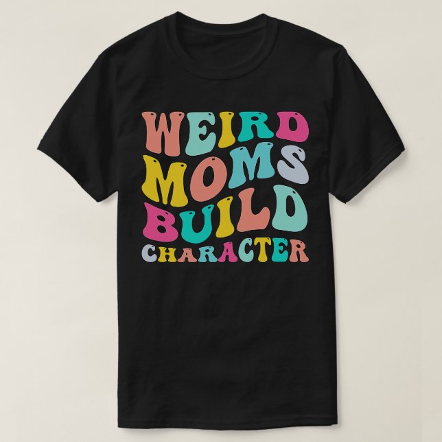 T-shirt Caractère de construction des mamans super 117 (Design devant)
