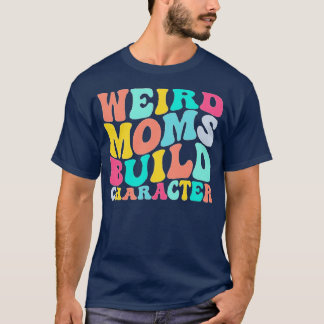 T-shirt Caractère de construction super de mamans bizarres