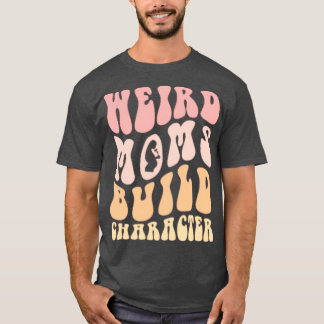 T-shirt Caractère de construction super de mamans bizarres