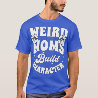 T-shirt Caractère de construction super de mamans bizarres