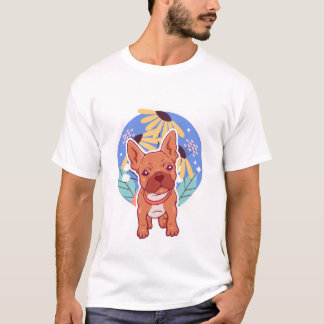 T-shirt Caractère de dessin de chien Extraordinaire