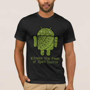 T-shirt Caractère de griffonnage de Pancho pour le robot