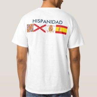 T-shirt CARACTÈRE ESPAGNOL origine et pays. En avant et