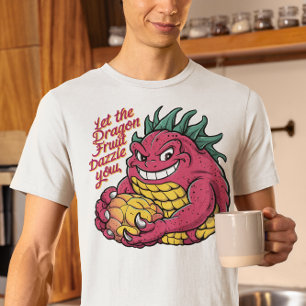 T-shirt Caractère Fruit Dragon Profitant D'Une Attente Sav