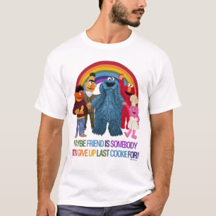 T-shirt Caractères de rue Sésame   Citation d'amis