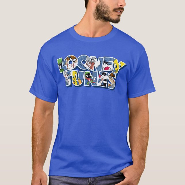 T-shirt Caractères LOONEY TUNES™ en lettres (Devant)