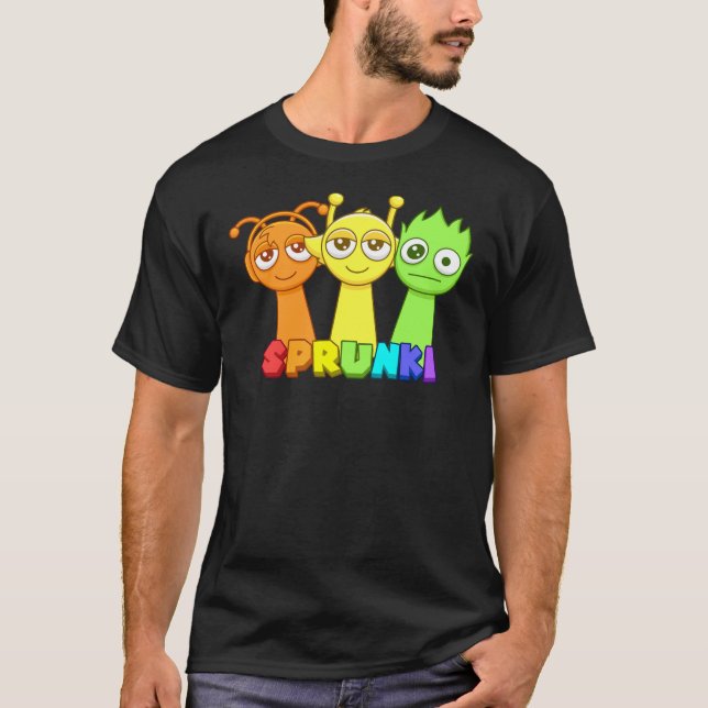 T-shirt Caractères Sprunki Kids (Devant)