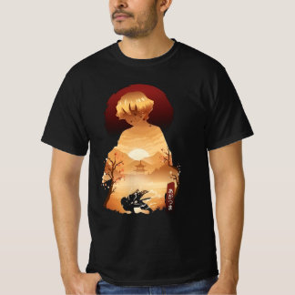 T-shirt " Caractères Zenitsu Agatsuma"