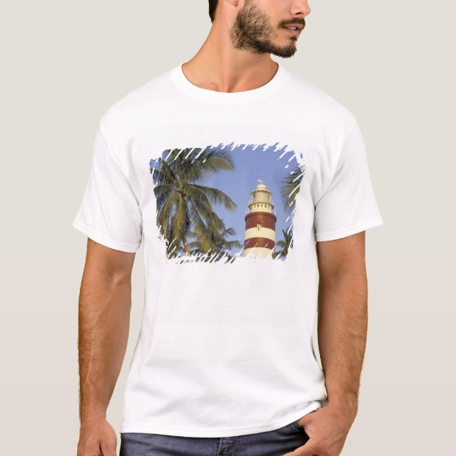 T-shirt Caraïbes, Bahamas, Abaco, Elbow Cay. Hopetown (Devant)