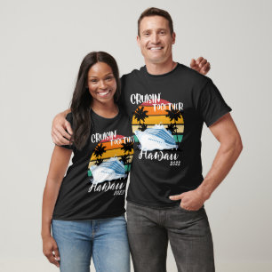 T-shirt Caraibes Croisière 2023 Famille amis Groupe Voyage