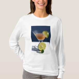 T-shirt Caraïbes, Îles Vierges. Punch au rhum tropical,