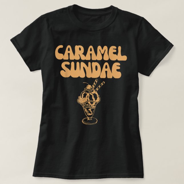 T-shirt Caramel Sundae 90s Rap Lover (Design devant)