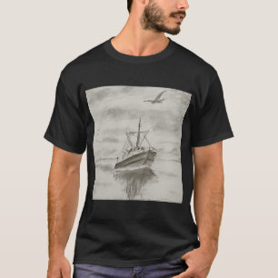 T-shirt Carangue Noir de Noël