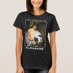 T-shirt Caravage peignant Bacchus pour un hédoniste