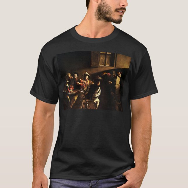 T-shirt Caravaggio - appeler de St Matthew (Devant)