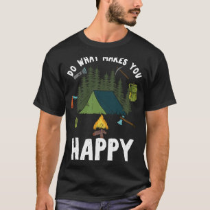 T-shirt Caravane homme extérieur faire ce qui rend heureux