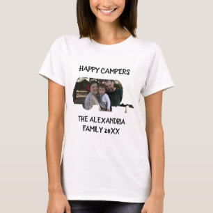 T-shirt Caravane personnalisées caravane famille photo heu