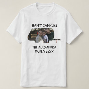 T-shirt Caravane personnalisées caravane famille photo heu