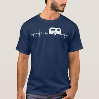 T-shirt Caravane vintage rythme de camping