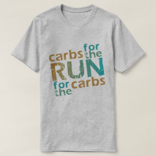 T-shirt Carbes de coureur pour la course * RUN pour les ca