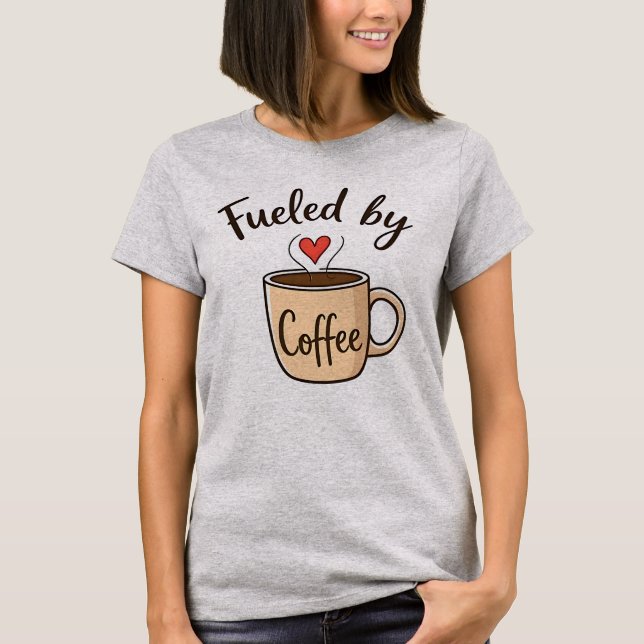 T-shirt Carbure au café (Devant)