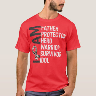 T-shirt Carcinoïde Cancer Sensibilisation Je Suis Père Her