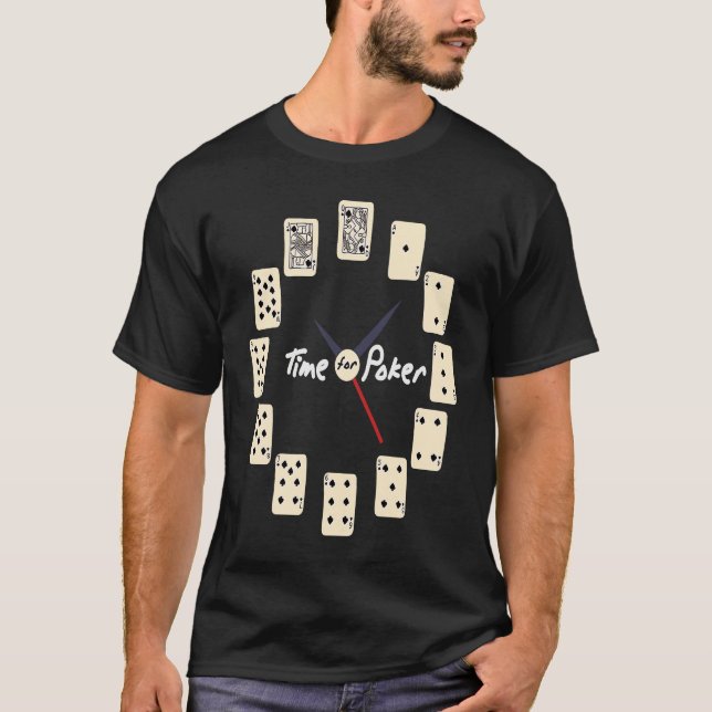 T-shirt Card Games  Tournament  Time for Poker (Devant)