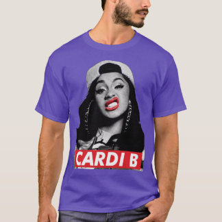 T-shirt Cardi B Rapper girl