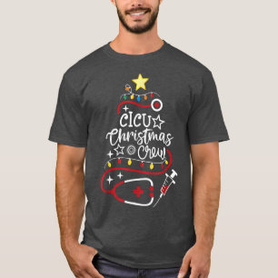 T-shirt Cardiac ICU Nurse CCU Techs Secrétaire CICU Christ