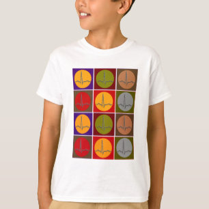 T-shirt Cardiac QRS Pop Art
