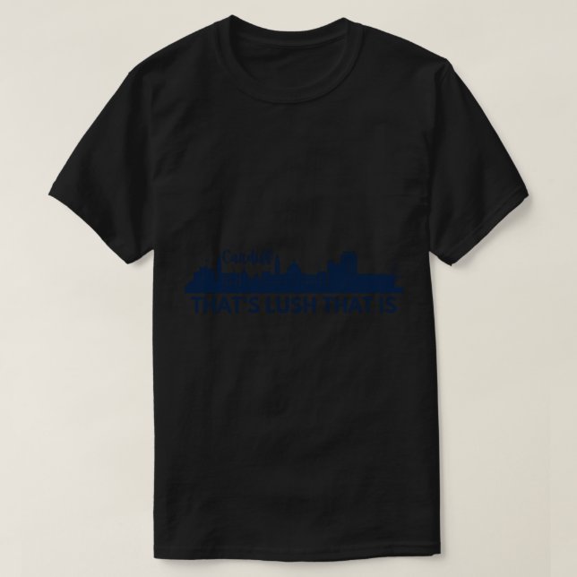 T-shirt Cardiff, Caerdydd, notre ville, Cardiff City Wales (Design devant)