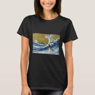 T-shirt Cardigan drôle rétro vintage vague de surf Merle C