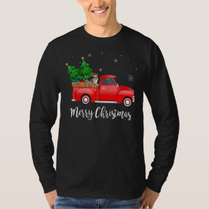 T-shirt Cardigan Welsh Corgi Chien équitation Camion Rouge