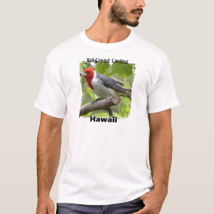 T-shirt Cardinal à crête rouge