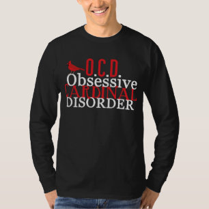 T-shirt Cardinal Obsédé Funny Dark