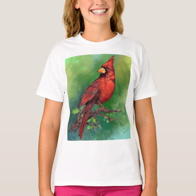 T-shirt cardinal rouge (Devant)